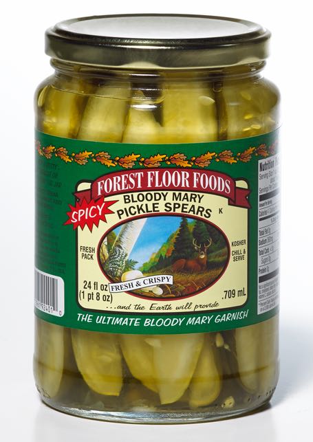 Bloody Mary Pickle Spears Forest Floor Foods