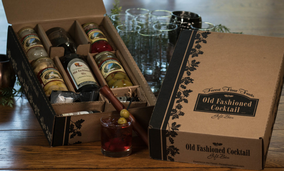 Wisconsin Made Old Fashioned Gift Box Forest Floor Foods